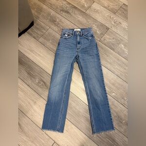 Abercrombie & Fitch The ankle Straight ultra high rise Jeans